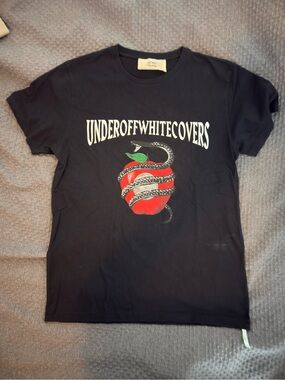 Off-White™ Undercover Apple & Snake Graphic T-Shirt Black Fits L